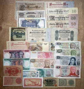 IBERMONEDA| 29 Billetes del mundo diferentes. Alemania, Indonesia, Venezuela... - Picture 1 of 3