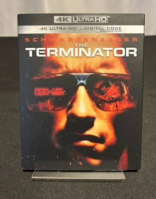 THE TERMINATOR (1984, 4K UHD + Digital Code - MGM) New/Sealed w/ Slip Cover - Image 1 of 3