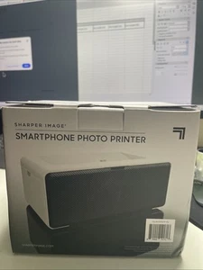 NIB! Sharper Image Smartphone Photo Printer - Picture 1 of 3