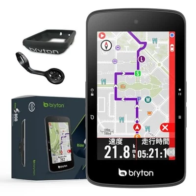 Computadora de ciclismo Bryton Rider S800 con GPS, pantalla táctil, inalámbrica TI Foto 1 de 4