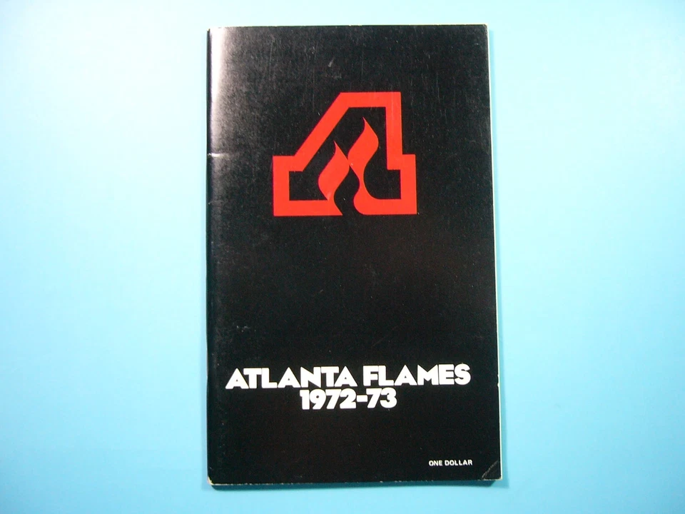 1972/73 ATLANTA FLAMES FIRST HOCKEY FACT BOOK MEDIA GUIDE YEARBOOK DAN BOUCHARD - Image 1 of 4