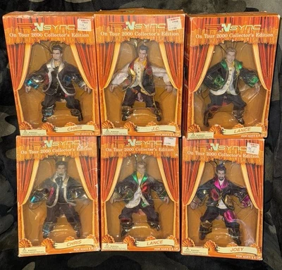 Набор из 6 марионеток N'SYNC On Tour 2000 коллекционное издание без струн - Изображение 1 из 4