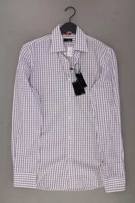 Cinque camicetta per uomo taglia Hemdgröße 39, M, 50 a quadri bianco di cotone - Immagine 1 di 4