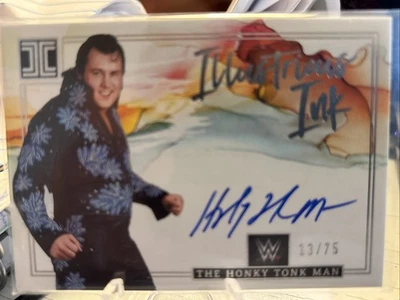 2023 Panini Impeccable WWE Honky Tonk Man Illustrious Ink #IL-HTM 13/75 - Image 1 of 4
