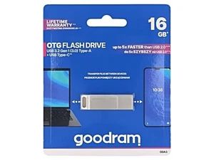 ODA3-0160S0R11 Pendrive USB 3.2 16GB Read: 60MB/s Storage: 20MB/s GOODRAM - Afbeelding 1 van 1