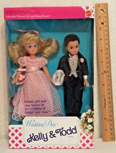 1991 Mattel KELLY & TODD Gift Set - Wedding Day - NIB (S63) - Picture 1 of 12