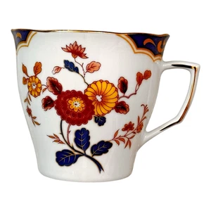 Home Beautiful Canton Fair ME217 Blue & Gold Floral Porcelain Cup Vintage - Picture 1 of 5