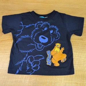 Vtg Bear in the Big Blue House Navy Blue Graphic YOUTH T-Shirt 12M Jim Henson - Picture 1 of 8