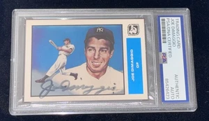 Joe DiMaggio "Yankees 3* AL MVP & 9* WS Champs" Signed Autographed Card Auto PSA - Picture 1 of 6
