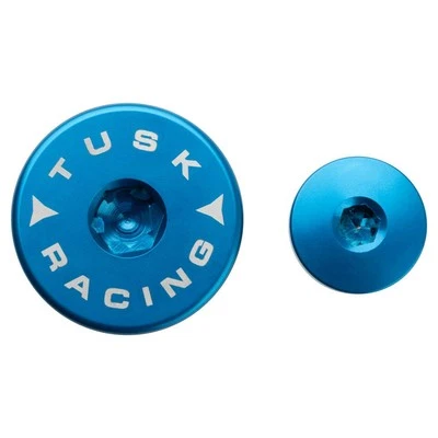 Kit de tapones de motor de aluminio Tusk Billet azul para Yamaha WR250F 2003-2009,2011-2013 Foto 1 de 4