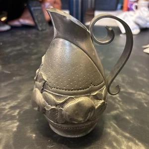 Vintage French Pewter Pitcher - Picture 1 of 6