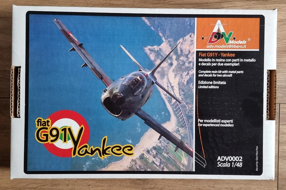 ADV FIAT G-91Y YANKEE ADV0002 1/48 RESIN KIT - Immagine 1 di 4