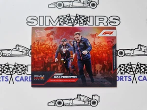 2023 Topps Now F1 Formula 1 Max Verstappen Red Refractor 93/99 #040 - Picture 1 of 2