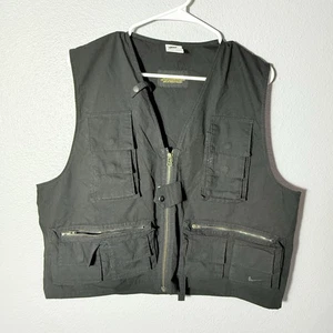 Chaleco de pesca Nike Life utilitario para hombre talla mediana cremallera completa FN3214-010 negro $175 - Imagen 1 de 7