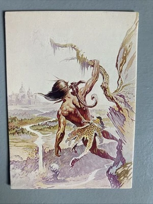 Tarjeta de arte de fantasía Frank Frazetta Serie II 1993 #8 El Imperio Perdido Foto 1 de 2