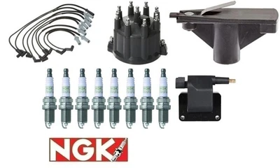 Coil, NGK Plugs & Wires + Tune Up kit for Dodge Dakota Durango Ram 5.2L 5.9L - Image 1 of 4
