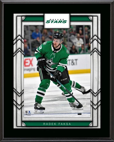 Radek Faksa Dallas Stars 10.5" x 13" Sublimated Player Plaque Cover