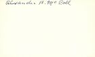 Alex McColl 1933 Washington Senators Baseball Signed 3x5 Index Card Deceased 