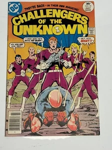 DC Challengers of the Unknown #81 Juli 1977 Sehr guter Erhaltungszustand Vintage Comic Bronzezeit - Bild 1 von 12