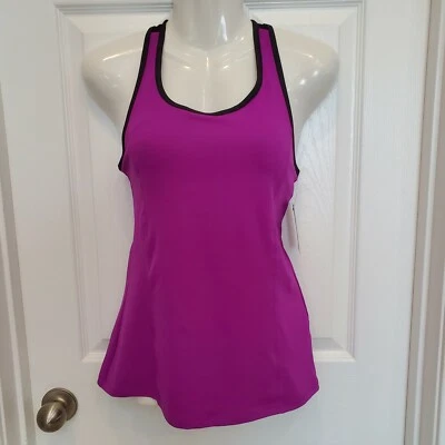 Sujetador sin mangas FILA SPORT TRU-DRY espalda deportiva yoga activo incorporado para mujer talla XS  Foto 1 de 4