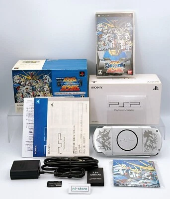 Consola Sony PSP-3000 Plateada Gundam Edición Limitada Libre de Región con 4 GB - Excelente Foto 1 de 4