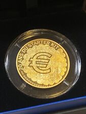 France 2021 20 Years Of Euro Starter Kit Brilliant Proof Gold Coin 100€ 1/2 Oz
