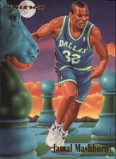 1994-95 Fleer Pro-Visions Dallas Mavericks Basketball Card #1 Jamal Mashburn