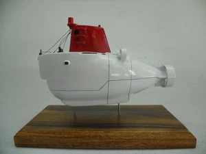 Alvin DSV-2 Sumergible Marina de los Estados Unidos Submarino Caoba Horno Madera Seca Modelo Pequeño Nuevo - Imagen 1 de 1