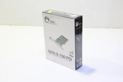 NEW SIIG SATA II-150 PCI SATA Controller 1.5Gb/s For Windows.SKU220473 - Image 1 of 4