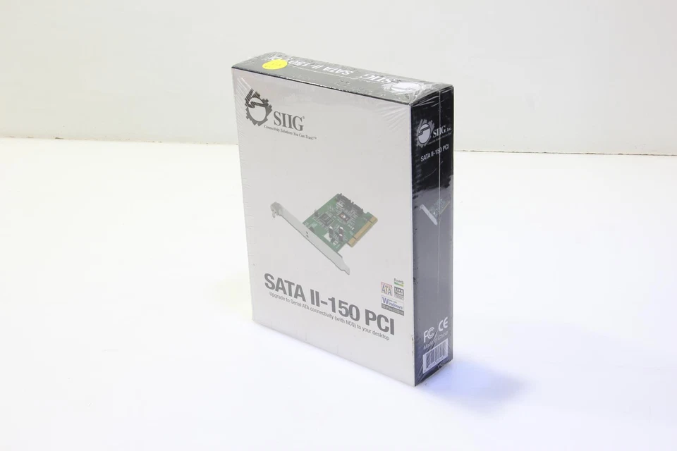 NEW SIIG SATA II-150 PCI SATA Controller 1.5Gb/s For Windows.SKU220473 - Image 1 of 4