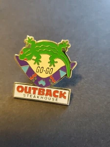 Outback Steakhouse collectible trading Gecko GOGO lapel Pin - Picture 1 of 2