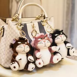 12cm Kawai Disne-y Lucifer Plush Keychain Doll Bag Pendant Cute Plush Stuffed to - Picture 1 of 27