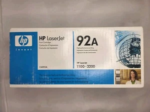 HP 92A LaserJet Toner Cartridge- Black (C4092A) - Picture 1 of 4