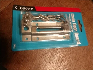 Ultra Hardware 29021 Satin Nickel Light Duty Steel Door Guard Chain 4 in(8-LB-1) - Picture 1 of 6