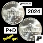 (2 Coins) 2024 P&D Jefferson Nickels from Rolls Low Budget Buy 2nds ~ Presale