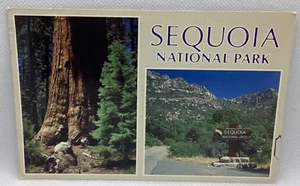 Postcard Sequoia National Park California Multi view Ash mountain E110 - Picture 1 of 2
