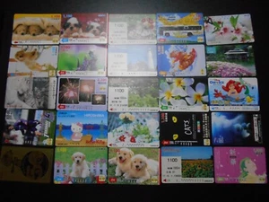 Phone Train Library Card x25 Snoopy Peanuts 50th Detective Conan Cat's etc #4103 - Picture 1 of 13