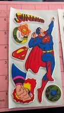 VINTAGE Puffy Stickers Superman DC Comics READ (#2)