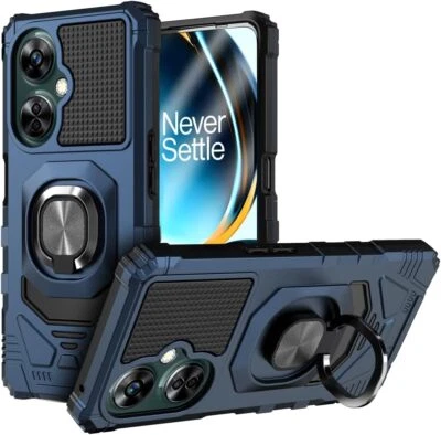 For OnePlus Nord N30 5G Hard Hybrid Magnetic Ring Kickstand Case Armor Cover - Image 1 of 4