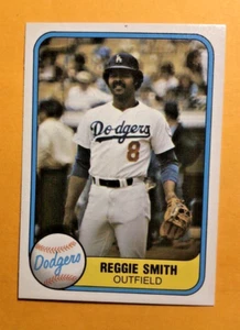 Tarjeta Fleer Reggie Smith 1981 #111 Los Angeles Dodgers béisbol #145 - Imagen 1 de 2