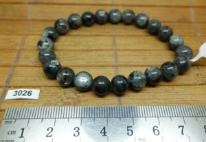 Natürliches LARVIKIT Armband aus Norwegen Perle 8mm 18,4cm AB Qualität Phantasie - Bild 1 von 2