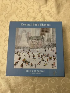 Galison Central Park Skaters 500-Piece Jigsaw Puzzle Artwork by Judy Joel NEW! - Picture 1 of 2