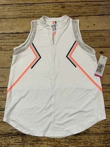 Lucky in Love womes size s white sleeveless fitness tank NWT - Picture 1 of 8