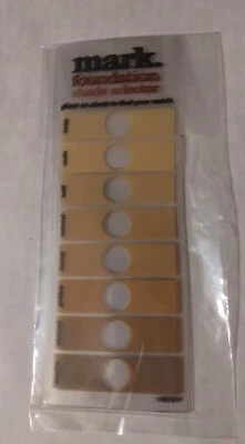 Vtg Avon SHADE SELECTOR for mark. Foundation New In Sealed Packaging, Pack Of 5 - Image 1 of 4