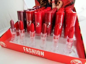 Lipstick - W7 - Fashion Moisturising - Lip Make Up - New Colours - Gift For Her - Picture 1 of 13