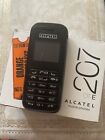ALCATEL One Touch OT-E207 Black Basic GSM Mobile Phone Used. With Original Box
