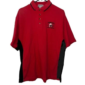 1997 NEBRASKA CORNHUSKERS shirt Polo NATL CHAMPS, Vintage, Authentic, Size L - Picture 1 of 16