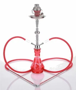 2 Sortie Tuyau ou Tube 58 cm Hookah Shisha Narguile vase Fumeurs vente H-5371 - Imagen 1 de 7