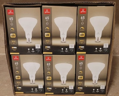 NEW 12PK 65W BR30 Flood Light Bulb LED Warm Light 700 Lumens - Image 1 of 4