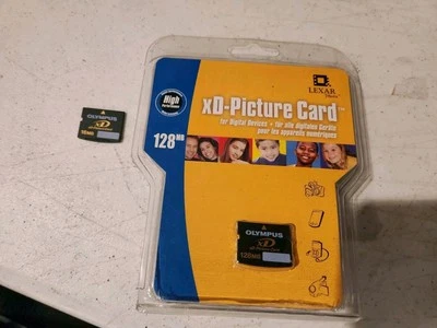 Olympus xD Picture Card 128MB And 16MB Camera Memory Card (Fits Fujifilm) - Image 1 of 4